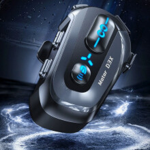 Hank&Hanker hoogwaardige Bluetooth-headset voor motorfietsintercom, IP56 waterdicht, 600 meter, groepschat voor meer dan 10 motorrijder