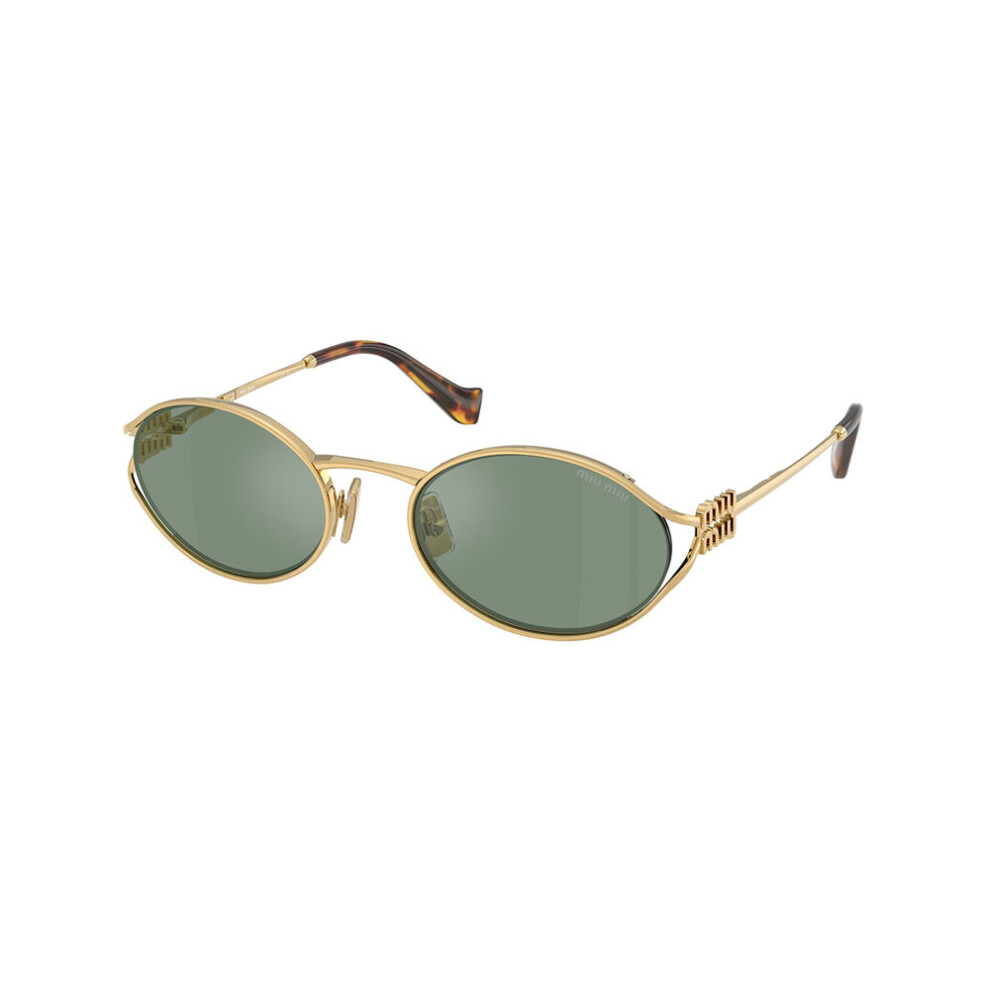 Miu Miu Mu52ys 5Ak04m Women New Sunglasses Gold