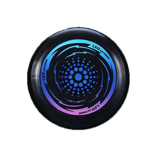 LED Light Up Flying Disc Glow Frisbee 23cm - YELLOW 2