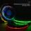 LED Light Up Flying Disc Glow Frisbee 23cm - YELLOW 5