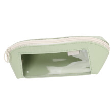Portable Clear Pencil Case, Green