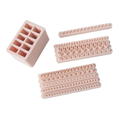 Artistic Polymer Clay Mould Set 10 Geometric Shape For Craft