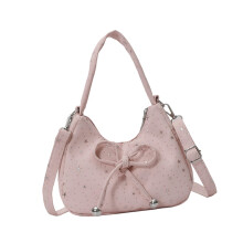 Women's Toted Handbags Leather Toted Bag Purse Stylish-Pink