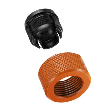 Metal Nut ABS Screw Base Set For Vehicle Phone Mount-Orange