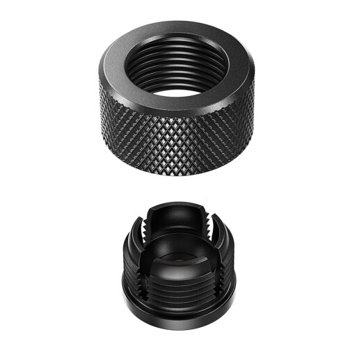 Ball Head Nut And ABS Threaded Screw Base for Car Mount-Black