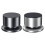 Reversible AntiSlip Coppers Base Speaker Isolation-black silver 1