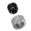 Phone Holder Accessories Multiple Color 17mm Metal Nut-Silver 1