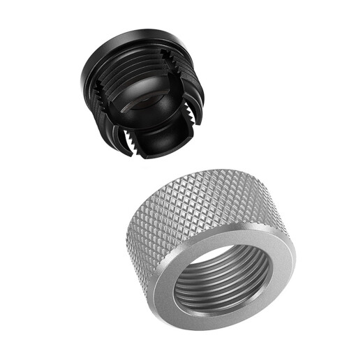 Phone Holder Accessories Multiple Color 17mm Metal Nut-Silver