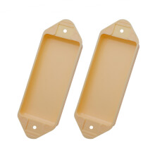 Pack of 2 Plastic 6 String Electric Guitar Pickup Cover-Yellow