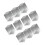 10 stuks helder acryl penbeker multifunctionele desktop-Grijs 1