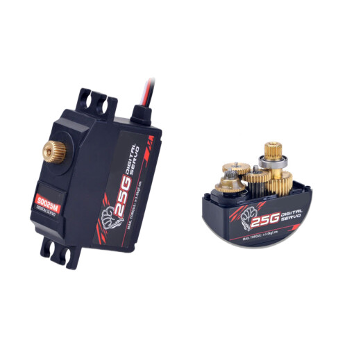 Petit servomoteur numérique contrôlé avec précision, boîte-25g