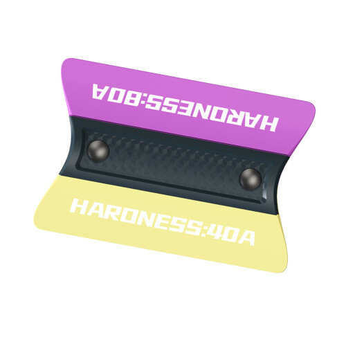 Plastic Squeegee Tool Compact Design Ergonomic Grip-Purple