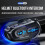 Hank&Hanker Ακουστικά Bluetooth Intercom για Μοτοσικλέτα Υψηλής Ποιότητας, IP56 Αδιάβροχο 6 5