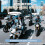 High-End Motorcycle Intercom Bluetooth Headset, Noise Cancelling Mic, IP56 Waterproof 600m Unlimited Group Chat Helmet Communication System 2