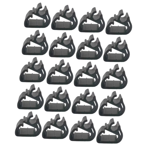 Clips de tuyau de lave-glace robustes, 20 pièces, fixation