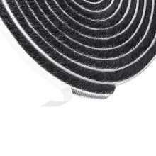 Adhesive Draft Blocker Dust Sealing Strips for Sliding-Black