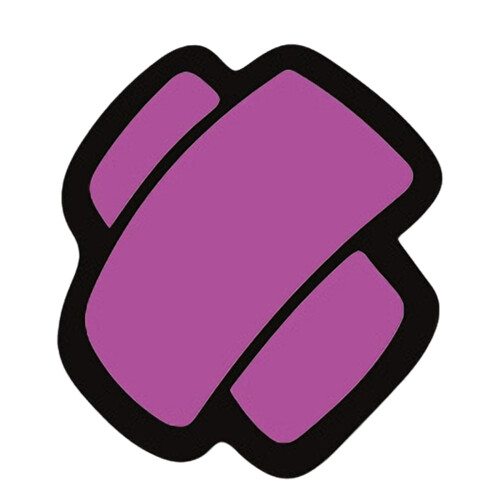 Creative Multipurpose Stickers Car-Purple 10CM single pack