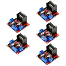 L298N Motordrivermodule met dubbele uitgang, ondersteunt-5 pakje