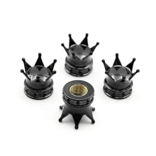 Quick Change Motorcycles Tire Cap for Easy Installation-Black