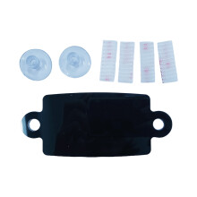 Pass Holder for Vehicles Windshield Suction Cup Fast-Black