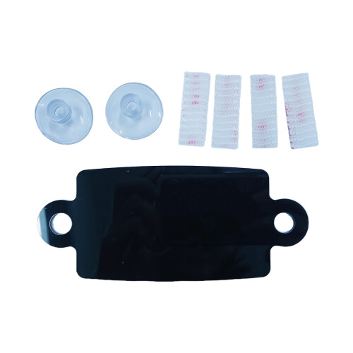 Pass Holder for Vehicles Windshield Suction Cup Fast-Black