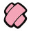 Quick Scratch Concealment Bandage Sticker For-Pink 5CM2 pieces 1