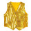 Lightweight Sequins Vest For Long Time Comfort-Yellow 170cm 1