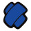PVC Bandage Style Scratch Cover Sticker-Blue 10CM single pack 1