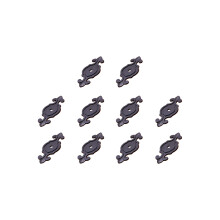 Versatiles Furniture Hardwares Backplate-Accessories1 black