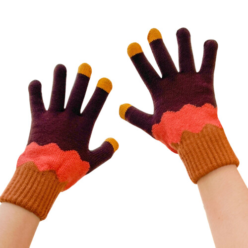 Mode gebreide handschoenen Winddicht Screentouch Design-11