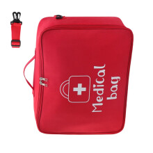 Multipurpose Water Resistant First Aid Storage Bag With-L Red
