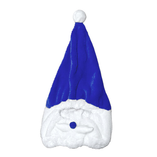 Christmas Helmets Decoration Santa Hat Easy Install Strong-Blue