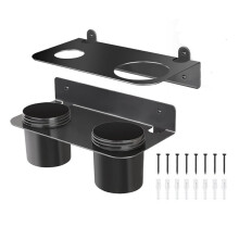 Sturdy Carbon Steel Funnel Mounting Rack Detachable Cups