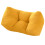 Ergonomic Lumbar Support Pillow For Office Chair-Yellow L 1