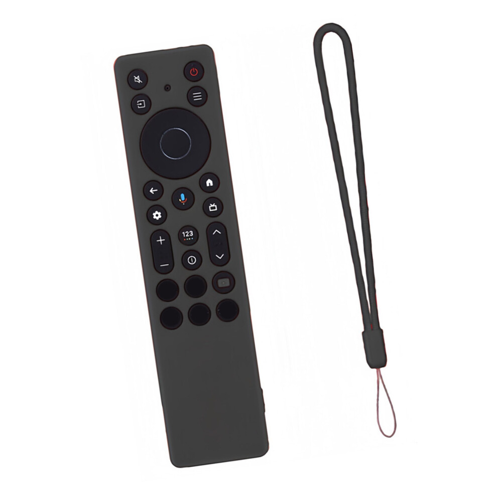 Shockproof Silicone Remote Case Sleeve Protector With- Black 7751001371035