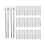 100X Reusable Binding Straps produced To Secure Lines-White 2 1