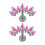 Modern Alloy T Bar Threaded Ear Studs For Sensitive Skin-6 1