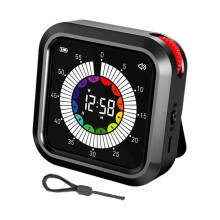 LCD Display Visual Digital Timer Magnetic For Kitchen-Black