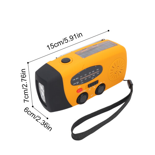 EU Version Tragbares Radio 5000mAh orange kompakt 1