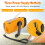 EU Version Tragbares Radio 5000mAh orange kompakt 4