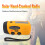 EU Version Tragbares Radio 5000mAh orange kompakt 5