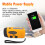 EU Version Tragbares Radio 5000mAh orange kompakt 8