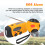 EU Version Tragbares Radio 5000mAh orange kompakt 9