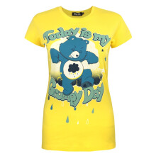 Care Bears Short Sleeved T-Shirt (Womens Yellow)