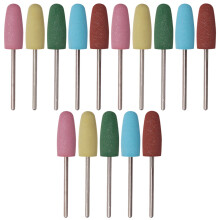 15Pcs Nail Drill Bit Kit Rubber Polishing Bits for Salon and Home Use