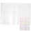 10Pcs Transparent Plastic Book Covers Protective Clear Covers 1