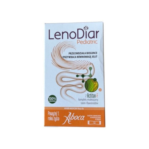 OPEN PACKAGING - Aboca LenoDiar Pediatric 12 Sachets 1