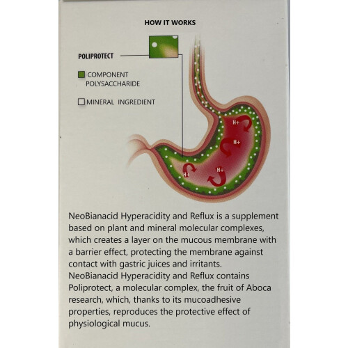 MULTIPACK - Aboca NeoBianacid Acidity and Reflux - 45 Tablets x 2 2