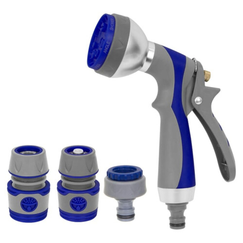 Heavy Duty Hose Spray Gun Set, 7 Function Watering Nozzle Kit