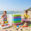 Portable Stackable Kids Sand Tray Set Plastic Storage-Clear 5
